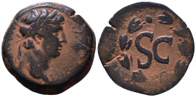 SYRIA, Seleucis and Pieria. Antioch. Otho, 69. AE 24mm, 7,05g *Repatinated*