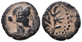 SYRIA, Seleucis and Pieria. Antioch. Pseudo-autonomous issue, circa 2nd century AD. AE 12mm, 1,51g *Repatinated*