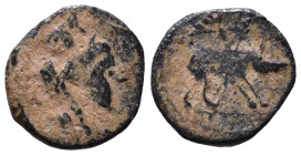 PALMYRENE. Palmyra. Pseudo-autonomous issue, circa 1st-3rd centuries AD. AE 10mm, 0,58g *Repatinated*