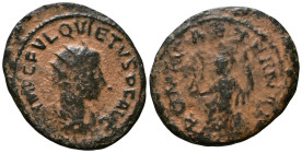 Quietus, Usurper, 260-261. Antoninianus AE 20mm, 3,19g *Repatinated*
