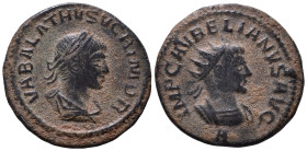 Aurelian and Vabalathus AD 270-275. Antoninianus Æ 4,04g