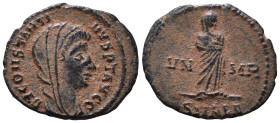 Divus Constantine I, died 337. Follis AE 16mm, 1,65g *Repatinated*