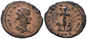 Claudius II Gothicus BI Antoninianus. Cyzicus, AD 270. 21mm, 2,45g *Repatinated*