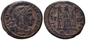 Constantine I, 307/310-337. Follis AE, Rome, circa 320. 18mm, 3,72g *Repatinated*