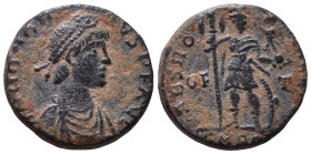 Honorius, 393-423. AE 14mm, 2,61g *Repatinated*