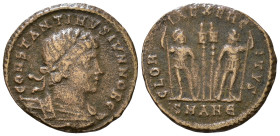 Constantine II, as Caesar AD 317-337. Follis Æ 17mm, 1,52g