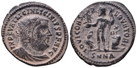 Licinius I AD 308-324. Follis Æ 20mm, 2,58g *Repatinated*