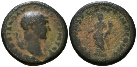 Trajan, 98-117.Uncertain Roman Imperial or Provincial Coin. AE 19mm, 3,67g *Repatinated*
