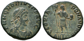 Honorius, 393-423. AE 18mm, 4,84g