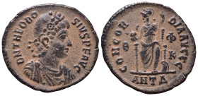 Theodosius I, 379-395. AE 19mm, 2,45g *Repatinated*