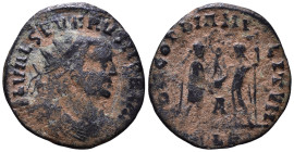 Severus II, as Caesar, AD 306-307. Æ 20mm, 2,58g *Repatinated*