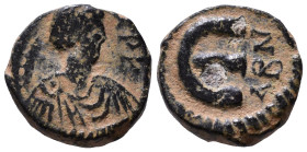 Anastasius I, 491-518. Pentanummium AE 12mm, 2,14g *Repatinated*