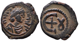 Justinian I, 527-565. Pentanummium AE 18mm, 2,44g *Repatinated*