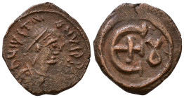Justinian I, 527-565. Pentanummium AE 16mm, 2,14g