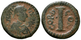 Anastasius I, 491-518. Decanummium AE 15mm, 1,96g *Repatinated*