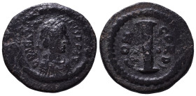 Anastasius I, 491-518. Decanummium AE 16mm, 2,45g