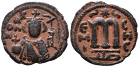 Arab Byzantine. Fals AE 20mm, 3,77g *Repatinated*