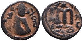 Arab Byzantine. Fals AE 19mm, 3,67g *Repatinated*