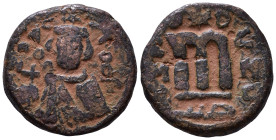Arab Byzantine. Fals AE 23mm, 5,39g *Repatinated*