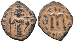 Arab Byzantine. Fals AE 23mm, 3,07g *Repatinated*