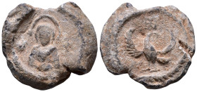 Byzantine lead seal. 20mm, 6,27g