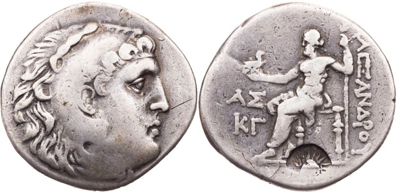 MAKEDONIEN, KÖNIGREICH
Alexander III., 336-323 v. Chr. AR-Tetradrachme 190/189 ...