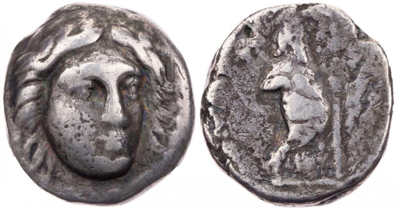 KARISCHE SATRAPEN
Maussolos, 377-353 v. Chr. AR-Drachme Halikarnassos Vs.: Kopf...