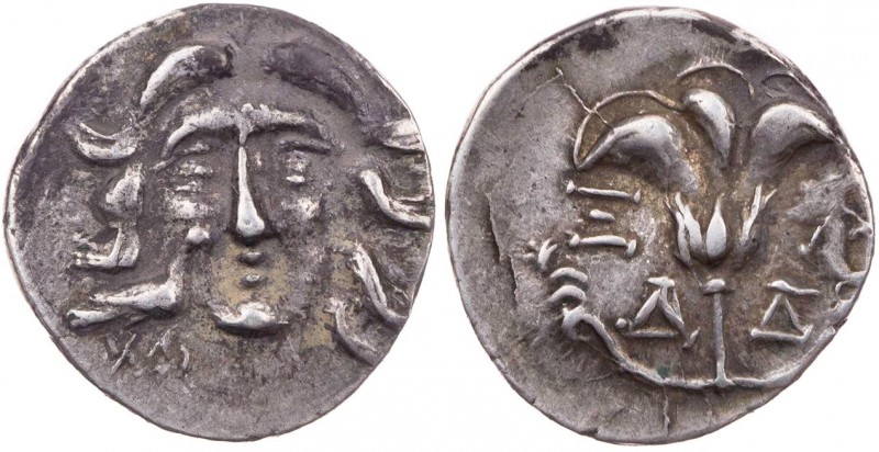 KARIEN MYLASA
 AR-Drachme ca. 170-160 v. Chr. (Xandikos Jahr 9), D(...) und D(....