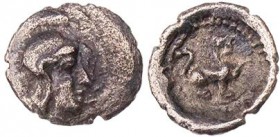LYKIEN TLOS
 AR-Hemiobol um 410-390 v. Chr. Vs.: Kopf der Athena mit attischem Helm n. r., Rs.: Löwe steht n. r., Kopf v. v., und erhebt Tatze Traité...