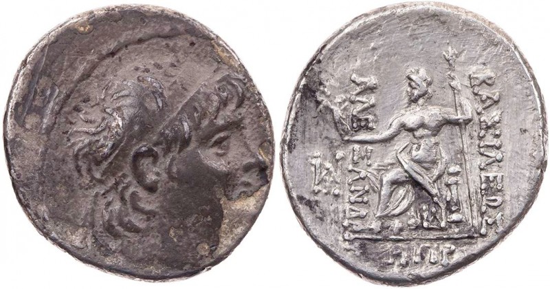 SYRIEN KÖNIGREICH DER SELEUKIDEN
Alexander II. Zabinas, 128-123 v. Chr. AR-Tetr...