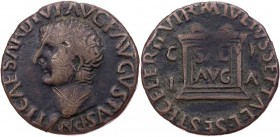 SPANIEN ILLICI
Tiberius, 14-37 n. Chr. AE-As Duumviri M. Iulius Settal und L. Sestius Celer Vs.: TI CAESAR DIVI AVG F AVGVSTVS P M, Kopf n. l., Rs.: ...