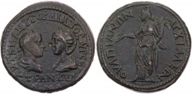 THRAKIEN ANCHIALUS
Gordianus III. mit Tranquillina, 238-244 n. Chr. AE-Pentassarion Vs.: Büsten des Gordianus und der Tranquillina einander gegenüber...