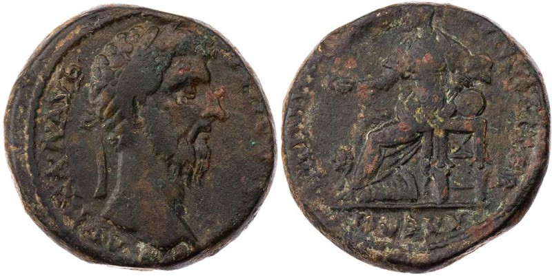 LYDIEN TABALA
Lucius Verus, 161-169 n. Chr. AE-Assarion unter Stadt-Hiereus Men...