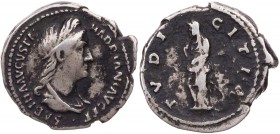 RÖMISCHE KAISERZEIT
Sabina, Gemahlin des Hadrianus, 117-138 n. Chr. AR-Denar 128-134 n. Chr. Rom Vs.: SABINA AVGVSTA HADRIANI AVG P P, drapierte Büst...