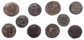 Lot, römische Provinzialprägungen AE-Prägungen aus Pontos. Amasia: Commodus, AE-Diassarion, Jahr 190 (187/188), 18,74g; Amisos: Commodus, AE-Tetrassar...