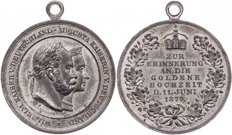 BRANDENBURG - PREUSSEN PREUSSEN, KÖNIGREICH
Wilhelm I., 1861-1888. Zinn-Trageme...