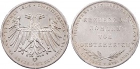 FRANKFURT STADT
 Doppelgulden 1848 Erzherzog Johann von Österreich AKS 39; J. 46; Thun 135; Kahnt 176. 21.17 g. min. Kratzer und Randfehler, sonst fa...