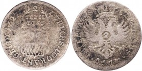 LÜBECK STADT
 2 Schilling 1727 Vs.: Wert über Wappen, Rs.: bekrönter Doppeladler Behrens 399; J. 5. 1.56 g. R rau, s