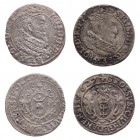 POLEN DANZIG
Sigismund III., 1587-1632. Groschen 1626 und 1627 Vs.: bekrönte Büste n. r., Rs.: Stadtwappen Gumowski 1376, 1377. 2 Stück ss