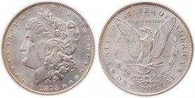 VEREINIGTE STAATEN VON AMERIKA / USA
 1 Dollar 1878 S Morgan, in Slab von PCGS (7082.64/7500860), MS 64 KM 110. vz-St