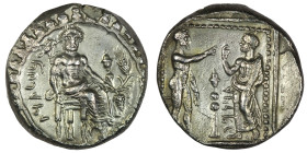 CILICIA. Tarsos. Tarkumuwa (Datames), Satrap of Cilicia and Cappadocia (384-361/0 BC). Stater.
Obv: Baaltars seated right, holding eagle-tipped scept...