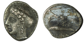 Paphlagonia, Sinope AR Drachm. Circa 330-300 BC
Weight 5,66 gr - Diameter 17,81 mm