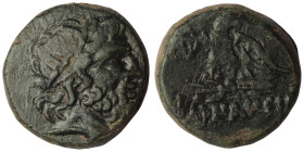 PONTOS. Pharnakeia. Struck under Mithridates VI Eupator (Circa 95-90 or 80-70 BC). Ae.
Obv: Laureate head of Zeus right.
Rev: ΦΑΡΝΑΚΕΙAΣ.
Eagle sta...