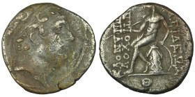 SELEUKID EMPIRE. Posthumous Issues of Antiochos IV. 146/5 BC.
Weight 3,93 gr - Diameter 16,33 mm