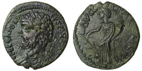 PISIDIA. Parlais. Septimius Severus.(193-211). Ae.
Obv : CAES L SEP SEVER P IMP.
Laureate and cuirassed bust right.
Rev : IVL AVG COL PARLAIS.
Tyc...