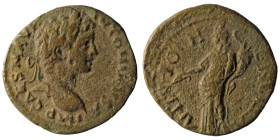PISIDIA. Antioch. Caracalla (AD 198-217). AE. ANTONINVS-CAES AVG, laureate, draped, and cuirassed bust of Caracalla right, seen from behind / ANTIOCH ...