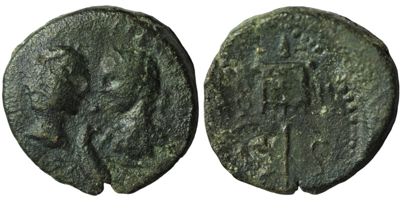 Roman Provincial
Mesopotamia. Rhesaena. Caracalla and Geta AD 197-217.
Bronze ...