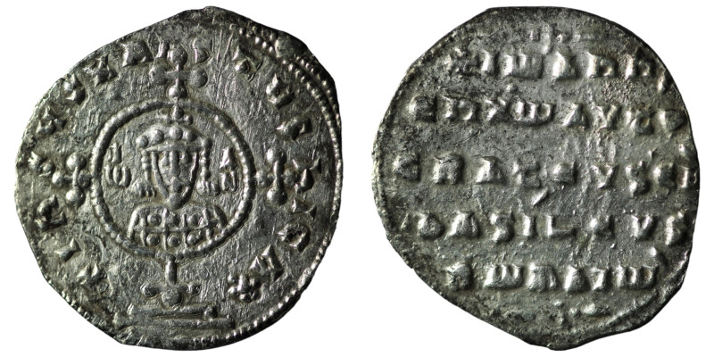 John I Zimisces, 969-976. Miliaresion, Constantinopolis. +IҺSЧS XRISTЧS ҺICA✷ Cr...