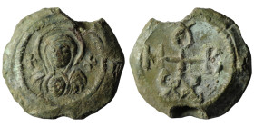 Unidentified Byzantine Pb Seal
Weight 11,33 gr - Diameter 20,11 mm