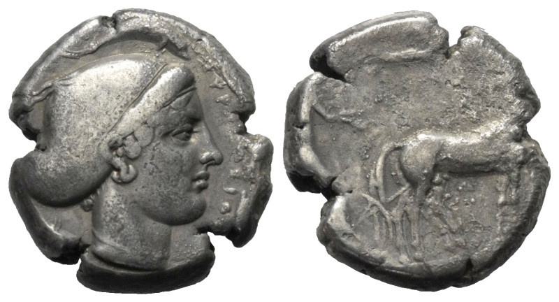 Sizilien. Syrakus. 2. Demokratie (466 - 405 v. Chr.).

 Tetradrachme (Silber)....